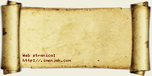 Darinka Bzenić vizit kartica